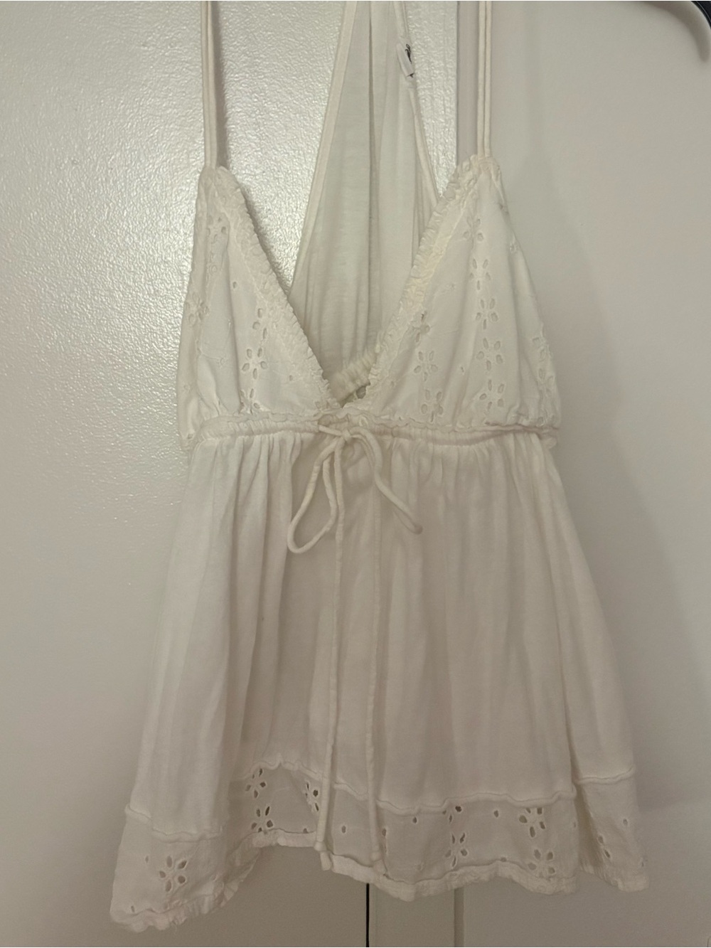 Urban Outfitters Babydoll Cami w/ Lace Trim